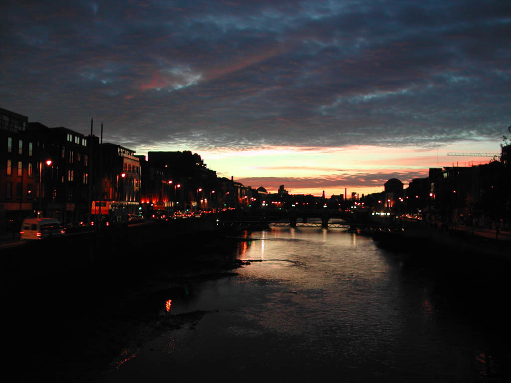 Dublin - Luci a Dublino